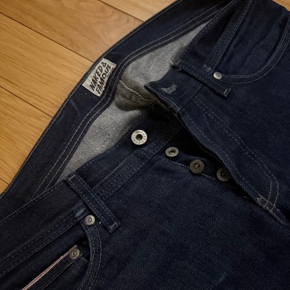 Naked and Famous Denim men’s jeans, size W31